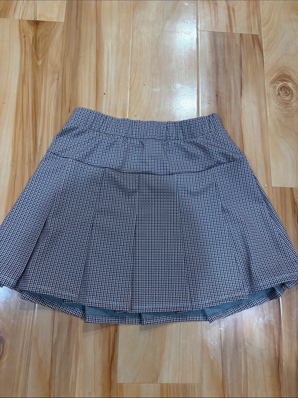 Olive & Oak Mini Pleated Check Skirt